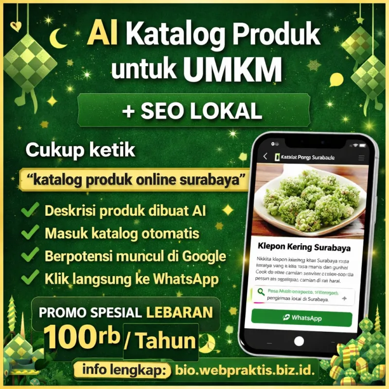 Jasa bikin katalog online dengan ai